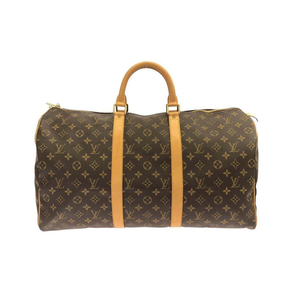 LOUIS VUITTON Brown Monogram Keepall 50 Boston Bag - Picture 1 of 10